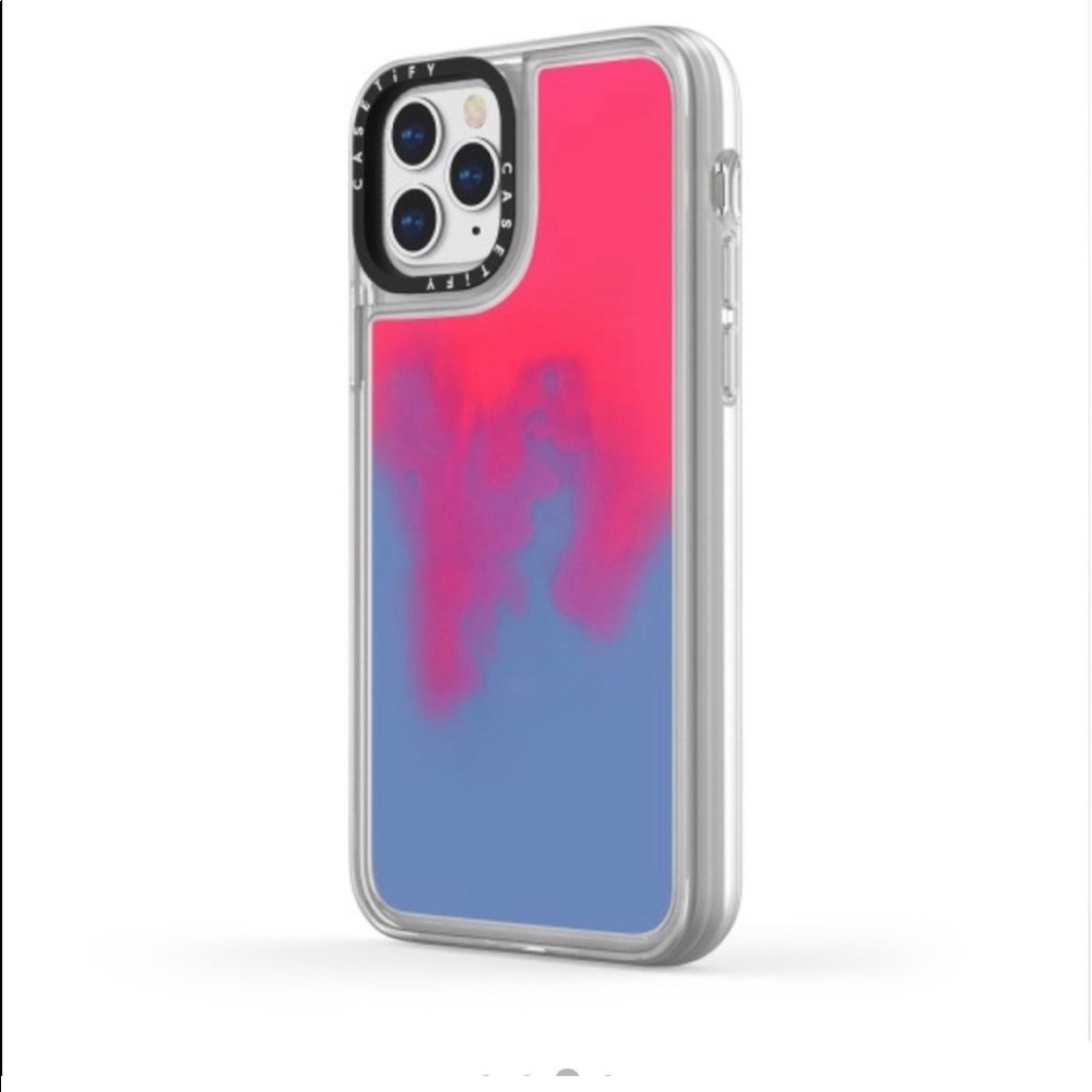 Casetfy pink and blue phone case